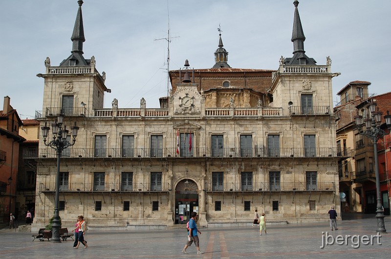 DSC_4143.JPG - am Plaza Mayor in Leon